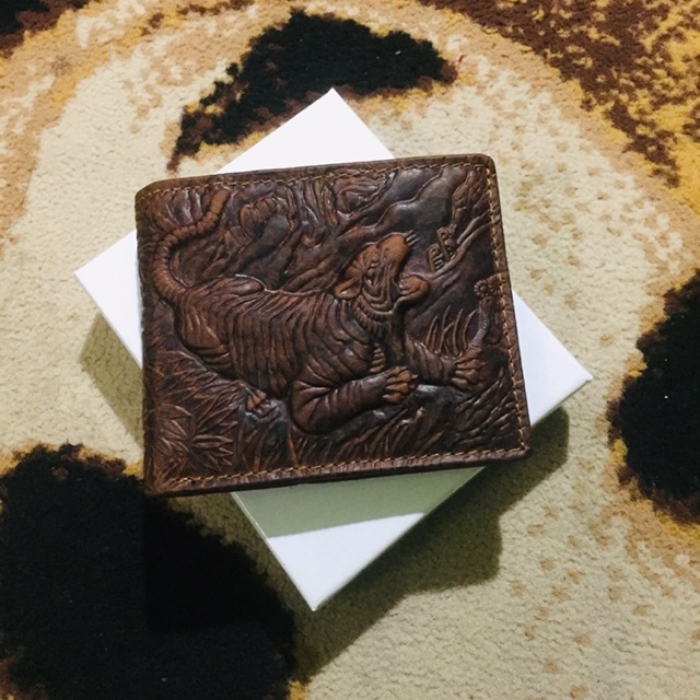 [AHLMN] DOMPET KULIT GAMBAR HEWAN model lipat berkualitas import #dompet #dompetpria #dompetkulit