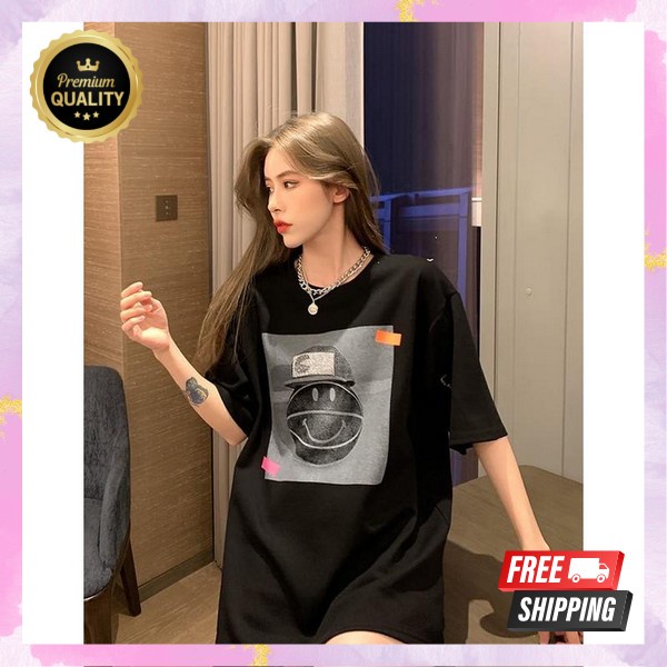 Tshirt Casual Kekinian Korean Outfit Style Pakaian Wanita Termurah Outfit Remaja Fashionable Atasan 