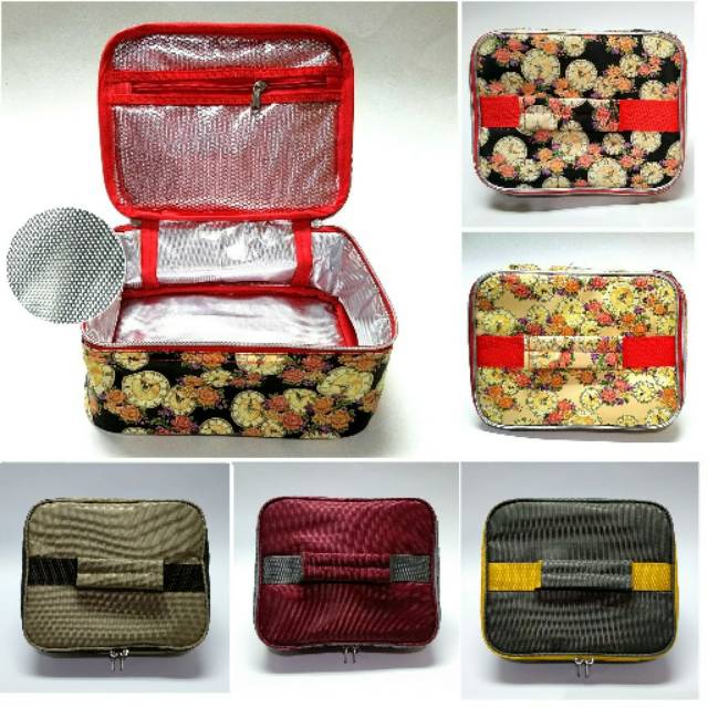 Tas Jaring Lunch Box / Bekal / Tempat Makan Aluminium Foil PREMIUM