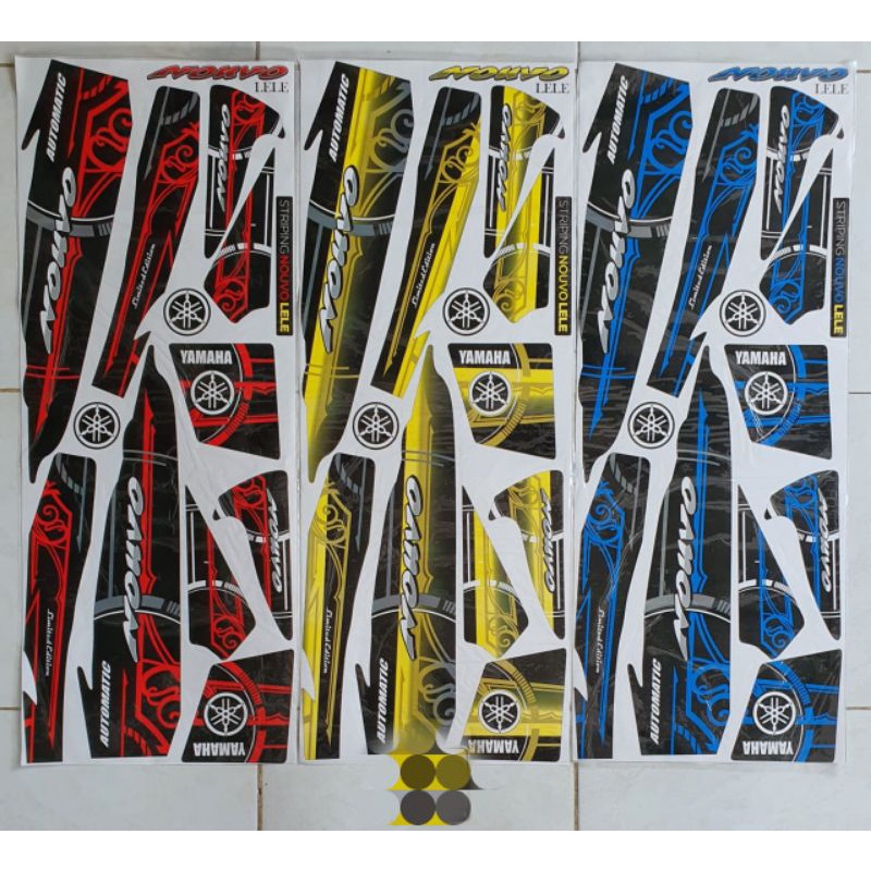 Striping Sticker vareasi Yamaha Nouvo Lele Striping Nouvo lele standar Striping Nouvo lele Vareasi
