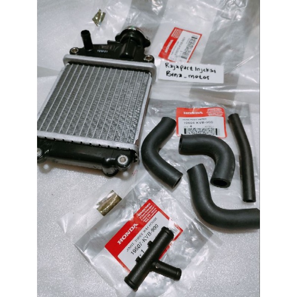 Radiator Assy Vario 110 karbu Vario techno karbu selang radiator pipa sambungan radiator Vario 110