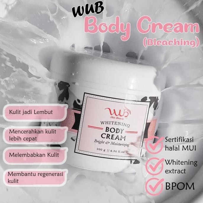 Body Cream Viral (Body Bleaching) Wub Skinbeauty 200Gr