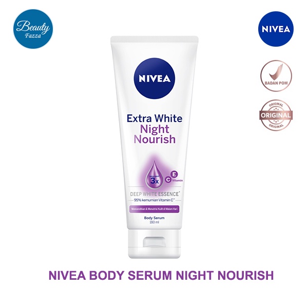 NIVEA Extra Night Nourish Body Serum 180 ML - BODY SERUM NIVEA