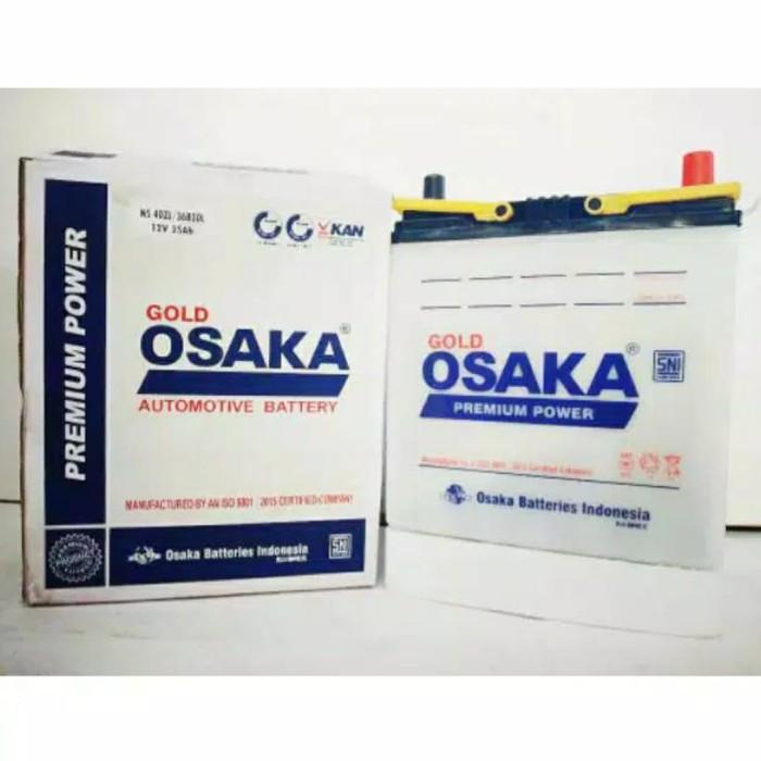 Aki Mobil Osaka Ns40Zl 36B20L Agya Ayla Jazz Freed City Brio Mobilio