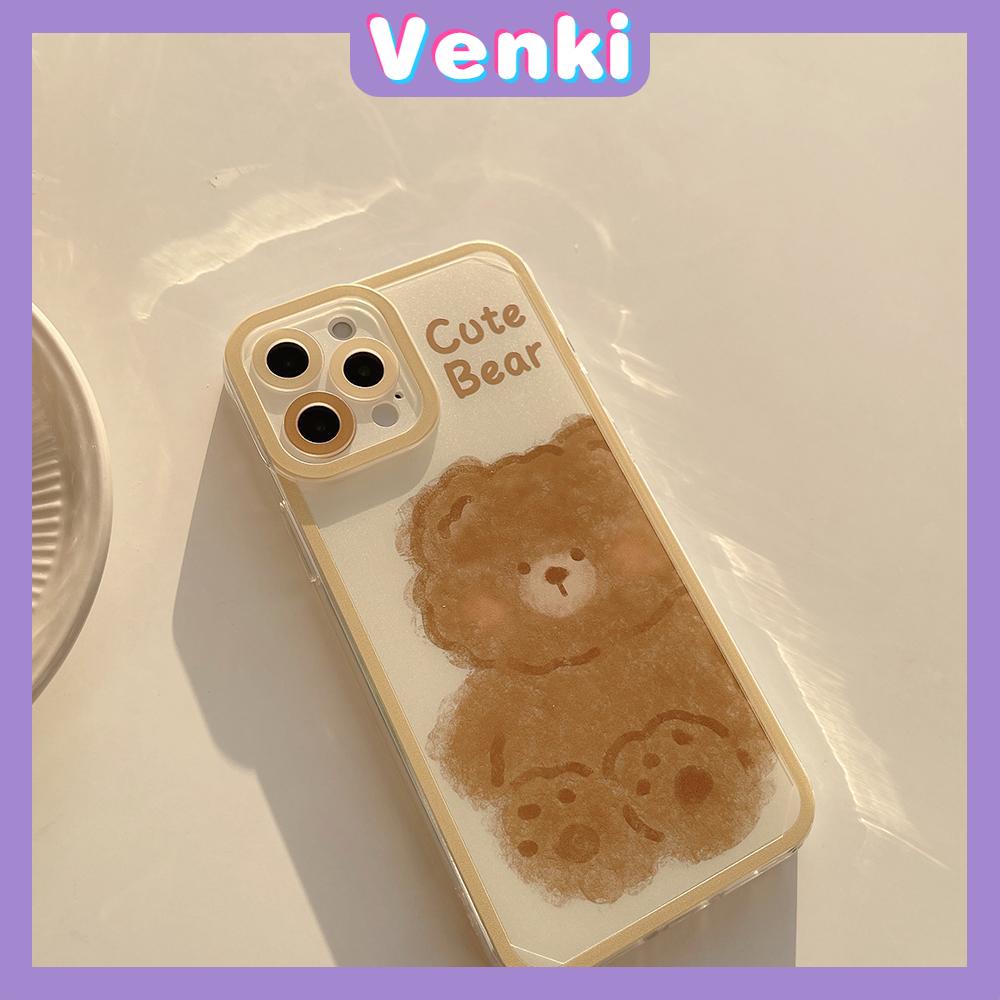 Casing Silikon Iphone 13 Pro Max 12 Pro Max 11 Pro Max 7 Plus Xr Xs Max 13x11 Pro Max Motif Brown Bear