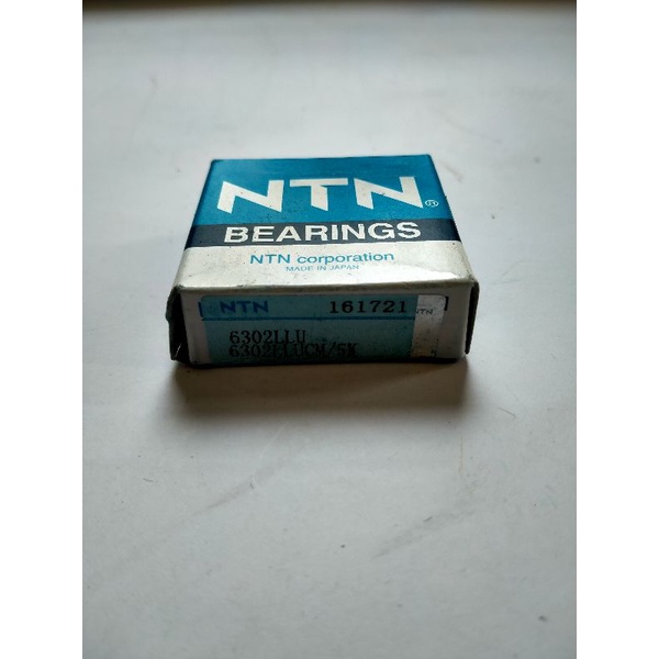 BALL BEARING 6302 LLU NTN 6302 LLU TUTUP KARET 2RS