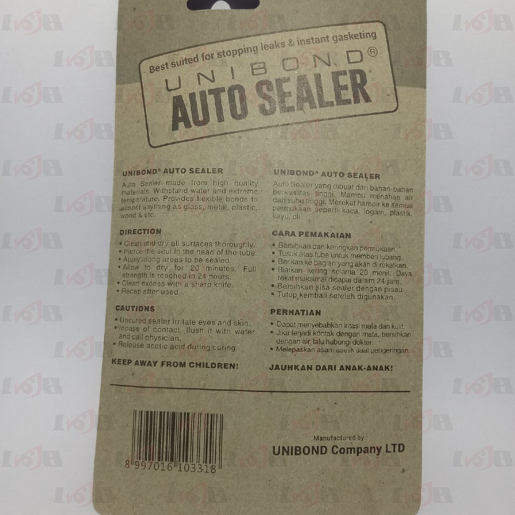 Auto Sealer Hitam Lem Silicone Tube Black Seal