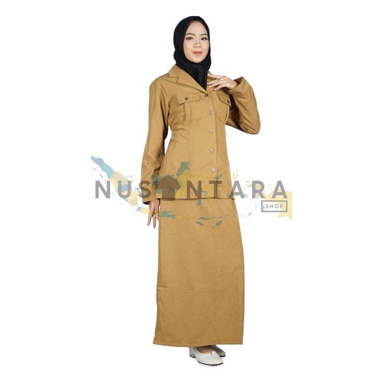 PNS Wanita Seragam Pemda Wanita Seragam Pns Wanita Saku Atas Pemkot Pemkab Baju dinas Aparatur Pemerintahan Baju Pemda Wanita Pegawai Negeri Sipil