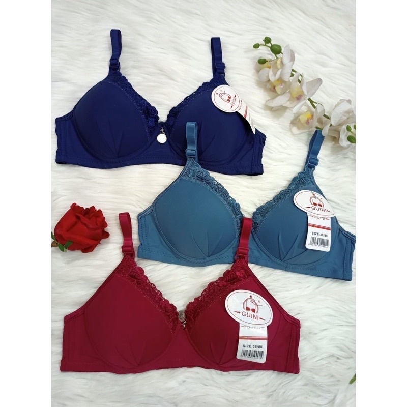 RUMI | Bra BH Fashion Wanita BH Busa Tipis Tanpa Kawat / 071 KMN / 257 RENDA BUNGA / 258 RENDA MELATI