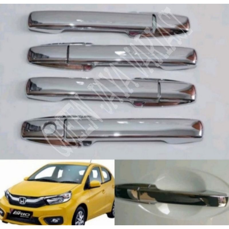 HANDLE PEGANGAN PINTU CROM HONDA BRIO COVER HANDLE MOBIL