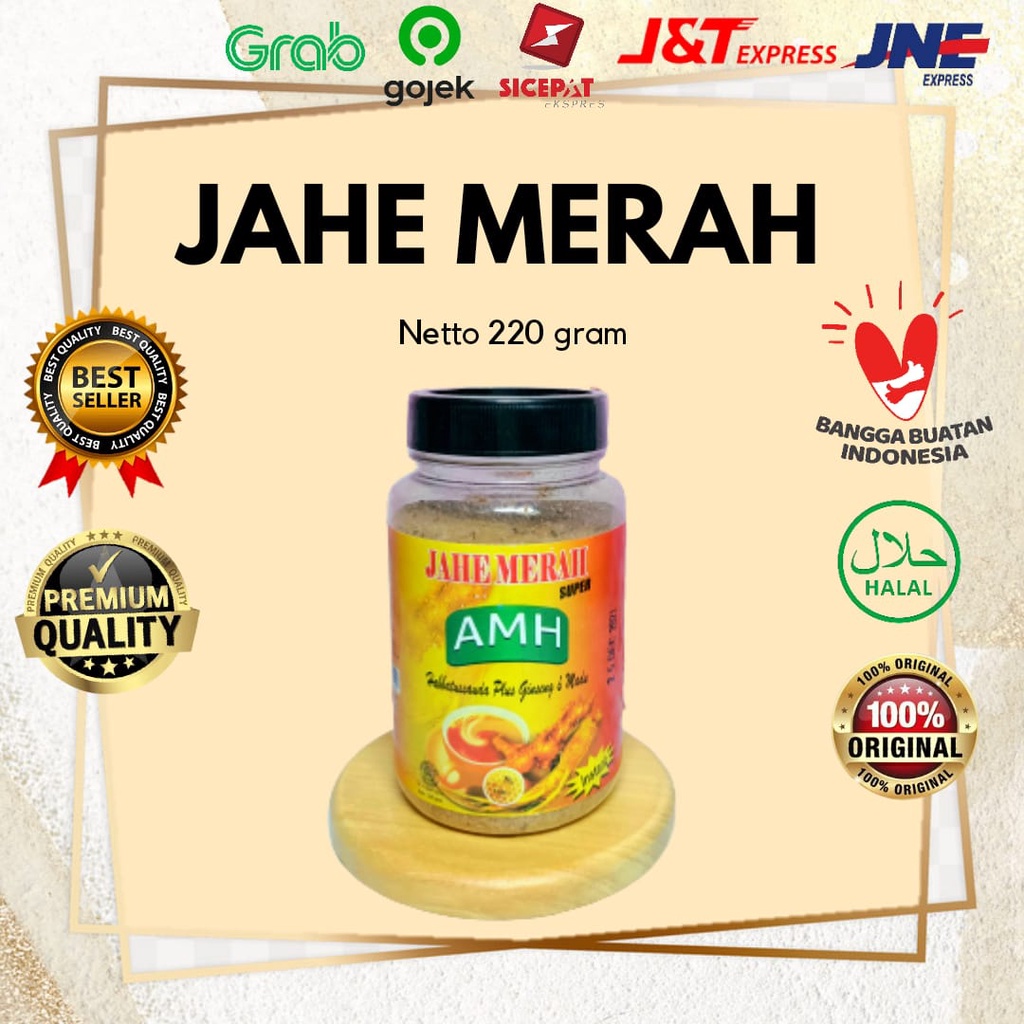 

[MURAH] Jahe Merah Toples AMH 220 GRAM