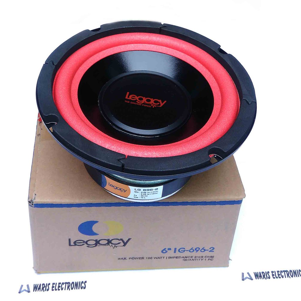 speaker subwoofer Legacy 6 inch LG 696 2 double coil