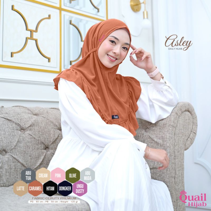 Quail Hijab ASLEY Hijab Instan