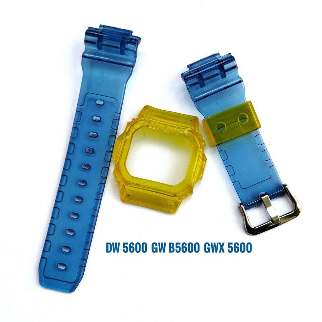 SPOON BNB STRAP BEZEL GSHOCK G SHOCK DW 5600 GW B5600  DW 5030 JELLY CLEAR  TRANSPARAN