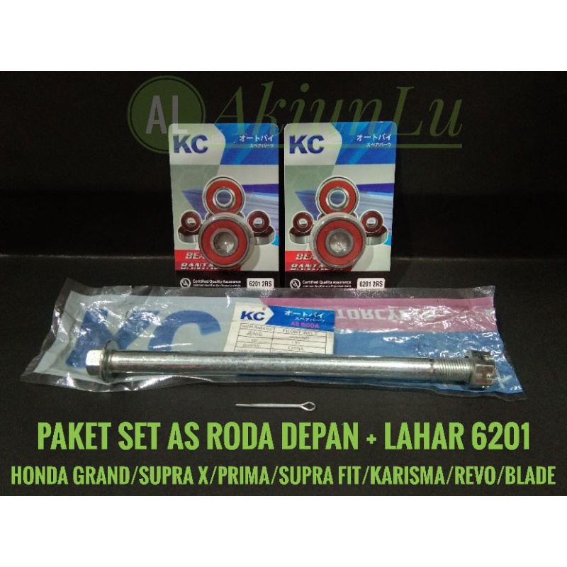 AS RODA DEPAN+LAHAR HONDA GRAND/SUPRA/PRIMA/SUPRA FIT/KPH/REVO/BLADE