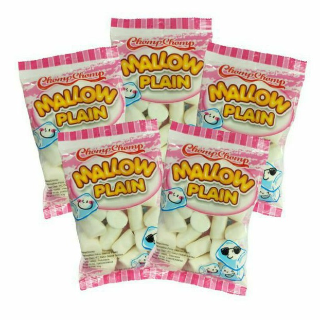 

ChompChomp Marshmallow Mallow Plain / Polos 60 Gram