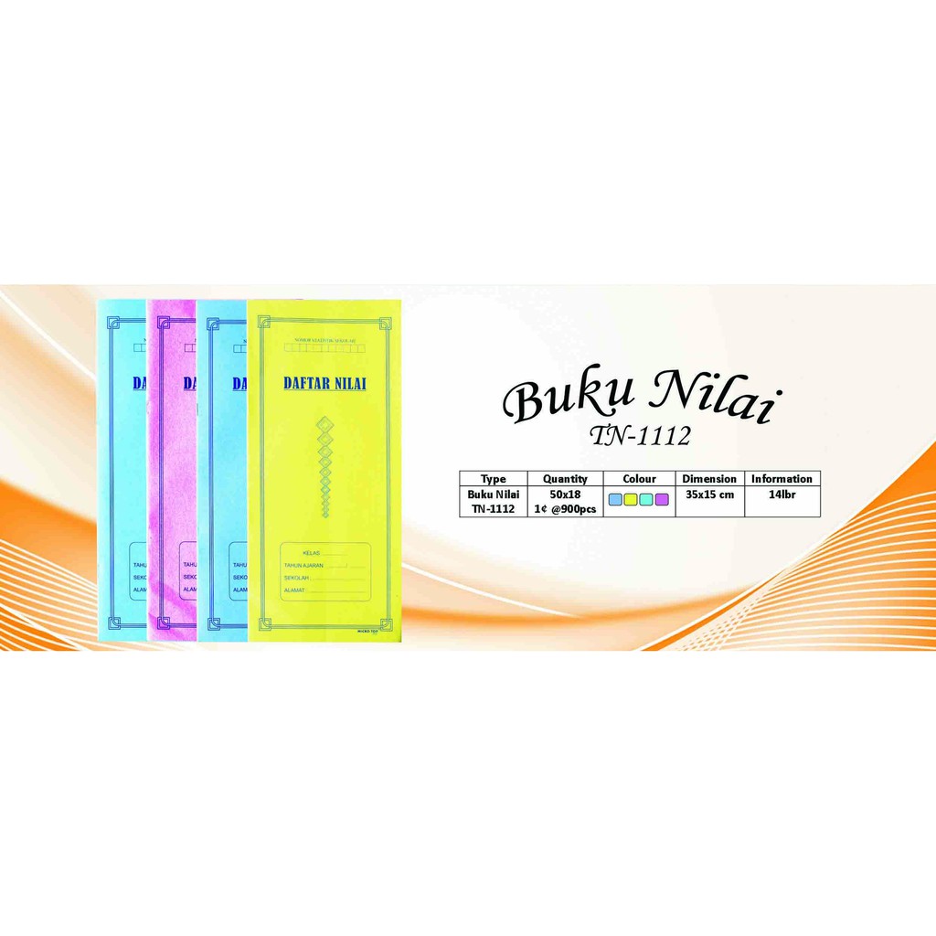 

SOS Buku Nilai Siswa MICROTOP(10bk) / Daftar Nilai Siswa / Buku Nilai Sekolah/Daftar Nilai Murid