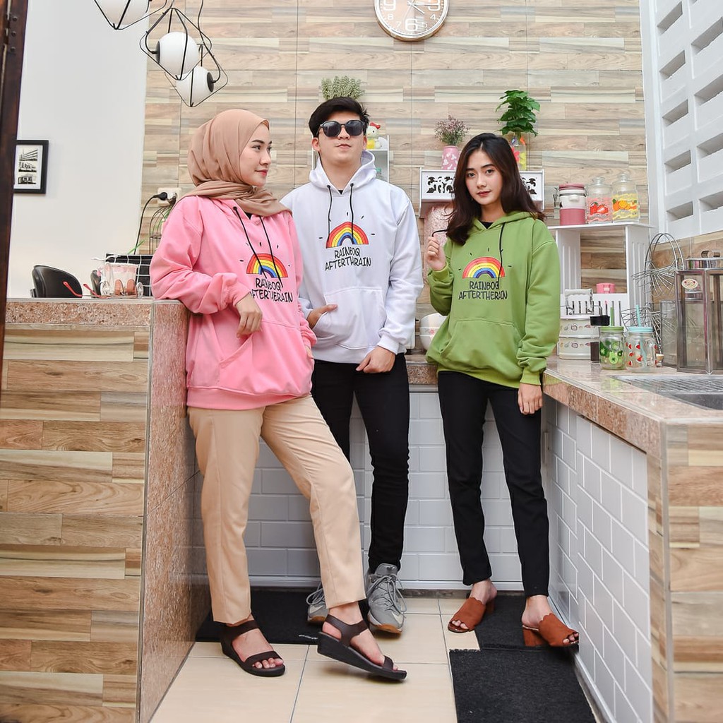 HOODIE WANITA THE RAINBOW AFTER / HOODIE WANITA TEBAL