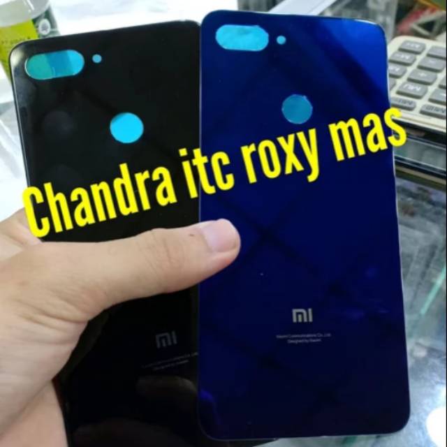 Back cover casing backdoor xiaomi mi8 lite original mi 8 lite