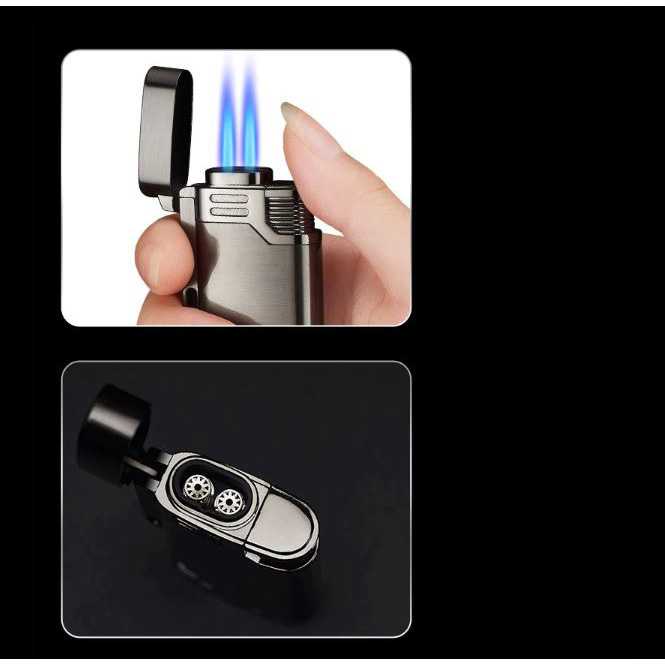 TG-HB Firetric OLOEY Korek Api Gas Lighter Double Jet Torch - PL-139