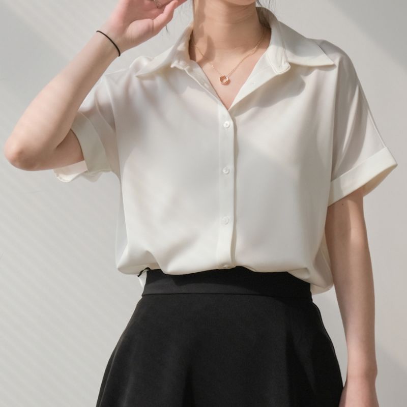 Jade Kemeja - Ukuran S M L XL XXL 3XL 5L - Kemeja Wanita Jumbo - Kemeja Polos - Baju Korean Style Jumbo