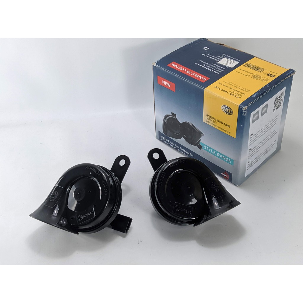 Klakson Hitam Keong Black JP KURO HELLA ORIGINAL Klakson Motor Hella Klakson Motor