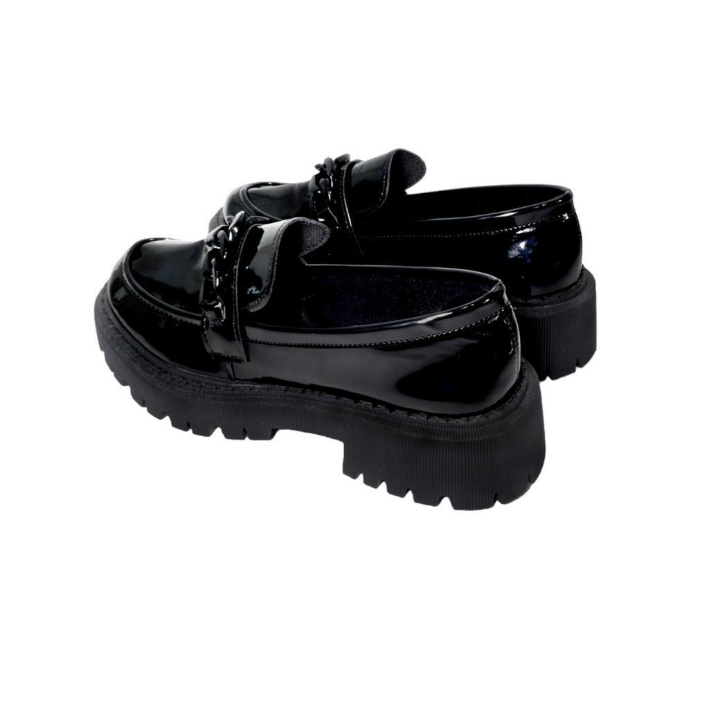 Nadilastuff Shine docmart Loafers Pantofel Sepatu Wanita Premium