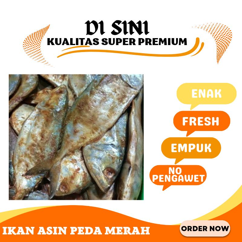 

aikan Asin Peda Merah 1kg Kualitas Super by Sayuran Segar Garut