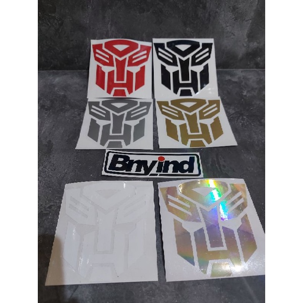 STICKER TRANSFORMERS CUTTING