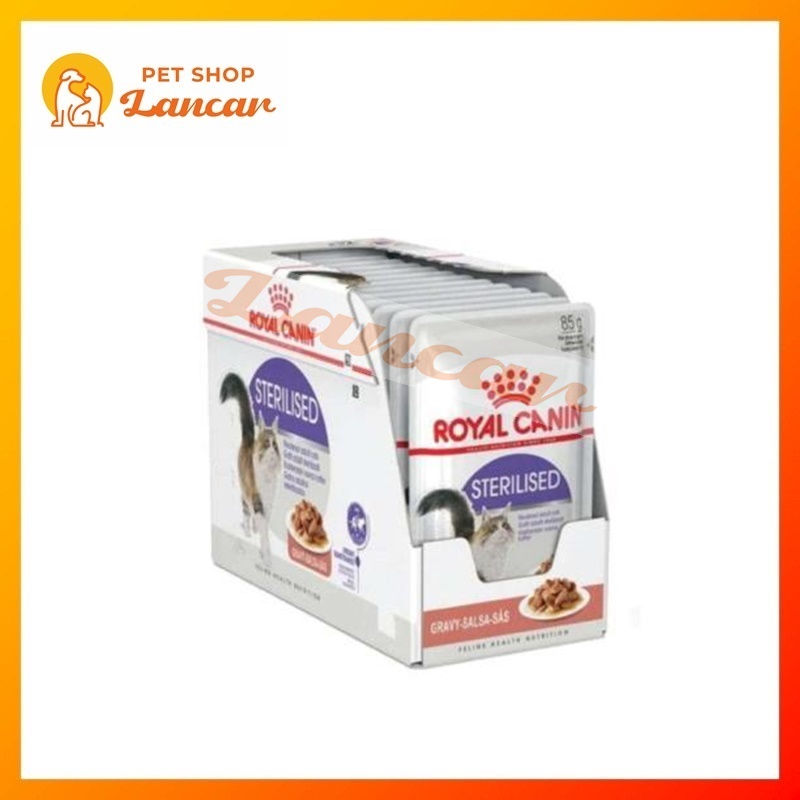 Royal Canin Sterilised In Gravy Makanan Kucing Dewasa Wet 85gr