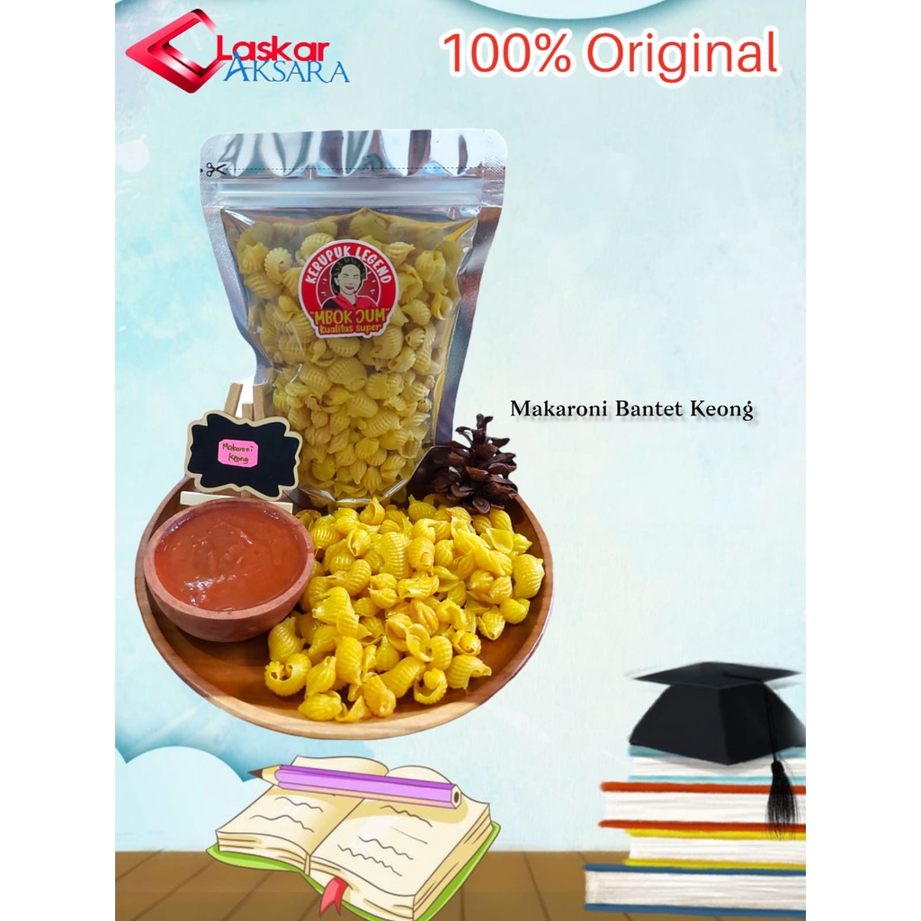 

Kerupuk Mentah Makaroni Bantet Keong / Premium