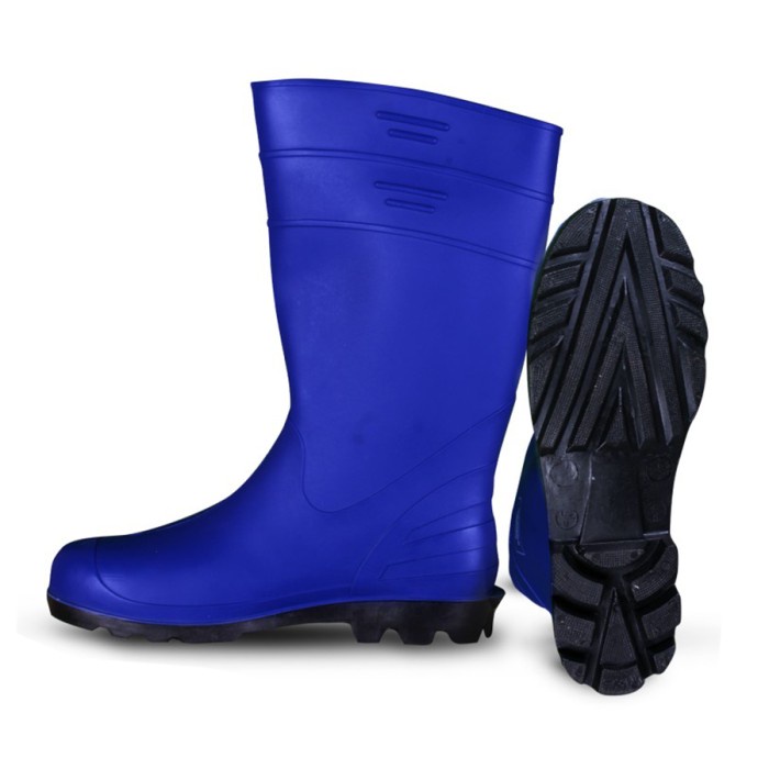 Safety Rubber Boot Blue Cougar / Sepatu Boot Karet PVC 32CM