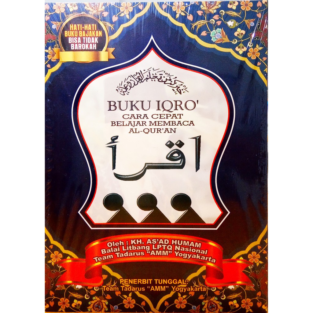 BUKU IQRO' BENDEL BESAR BERWARNA