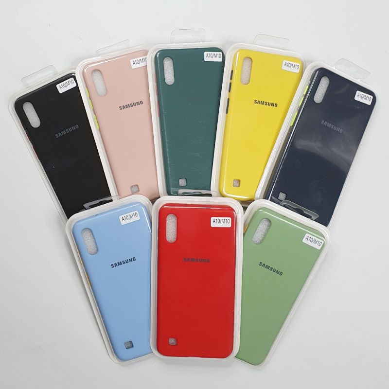 Samsung Galaxy M10 / A10 Macaron Tone Case / Silicone Macaron Colour Side button