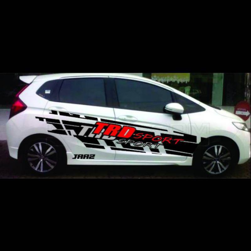 Stiker mobil Honda jazz stiker cutting mobil honda jazz terbaru