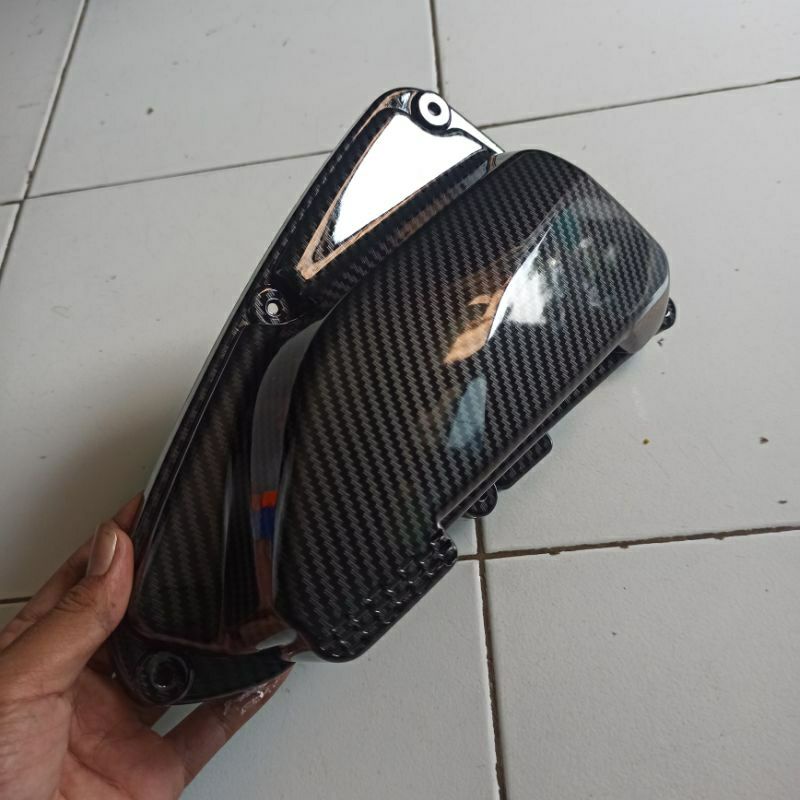 cover CVT dan Cover filter Carbon waterprinting honda BEAT DELUXE BEAT STREET 2020 2021 2022