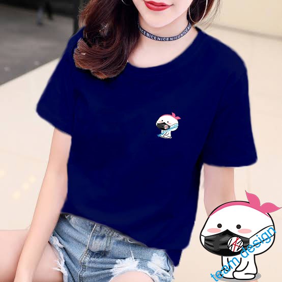 YOURSTYLE1119 - KAOS PENTOL KARAKTER BAJU KAOS WANITA DISTRO UNISEX OVERSIZE PRIA JUMBO CASUAL