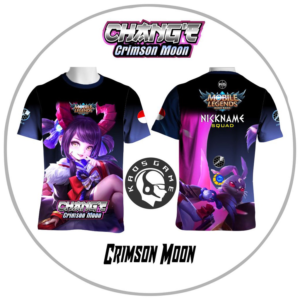 Kaos CHANGE Mobile Legends Skin Lengkap Shopee Indonesia