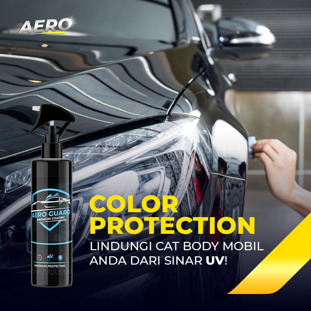 Aero Guard Pengkilap Body Motor Mobil Nano Ceramic Coating - 220ml