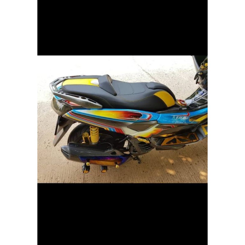 Jok motor modif custom set yamaha aerox