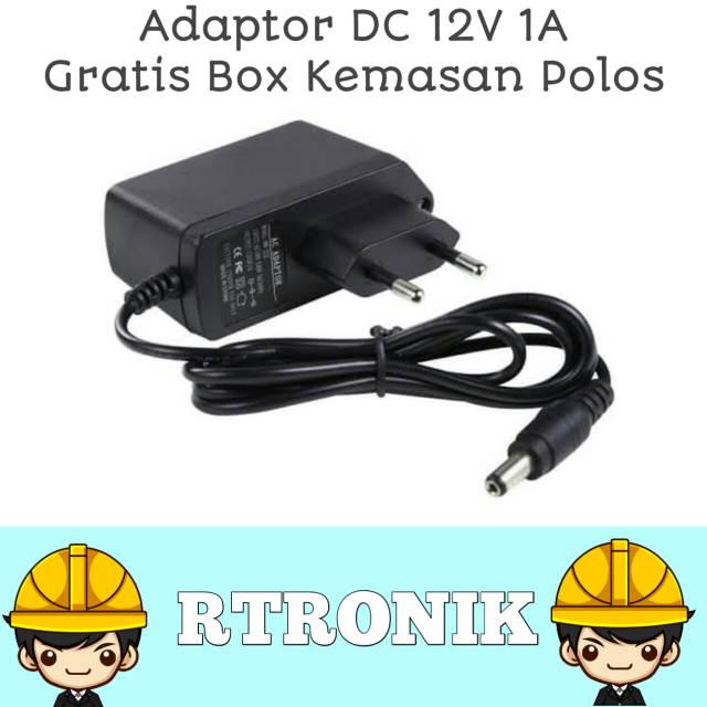 Adaptor 12V 1A dan 2A CCTV / Amplifier / Wifi / Router