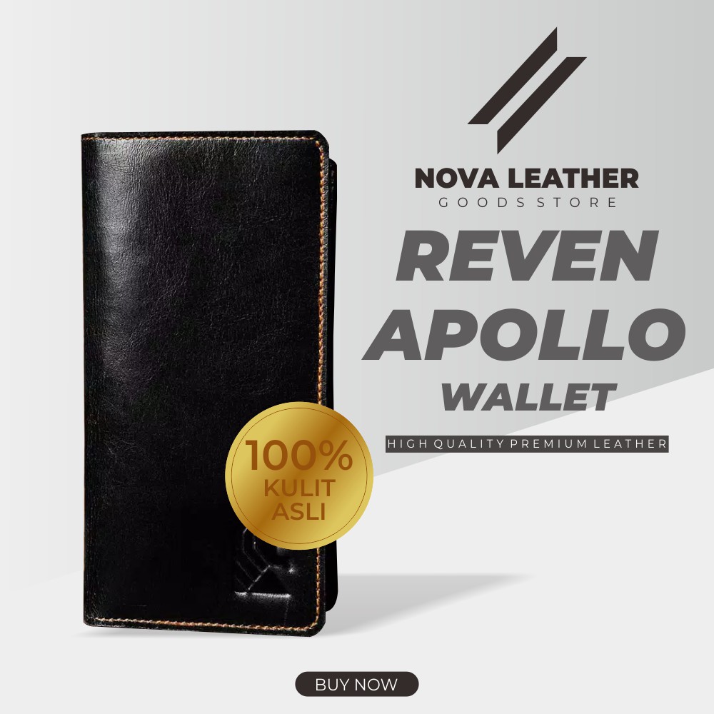 dompet panjang kulit pria original asli cowok