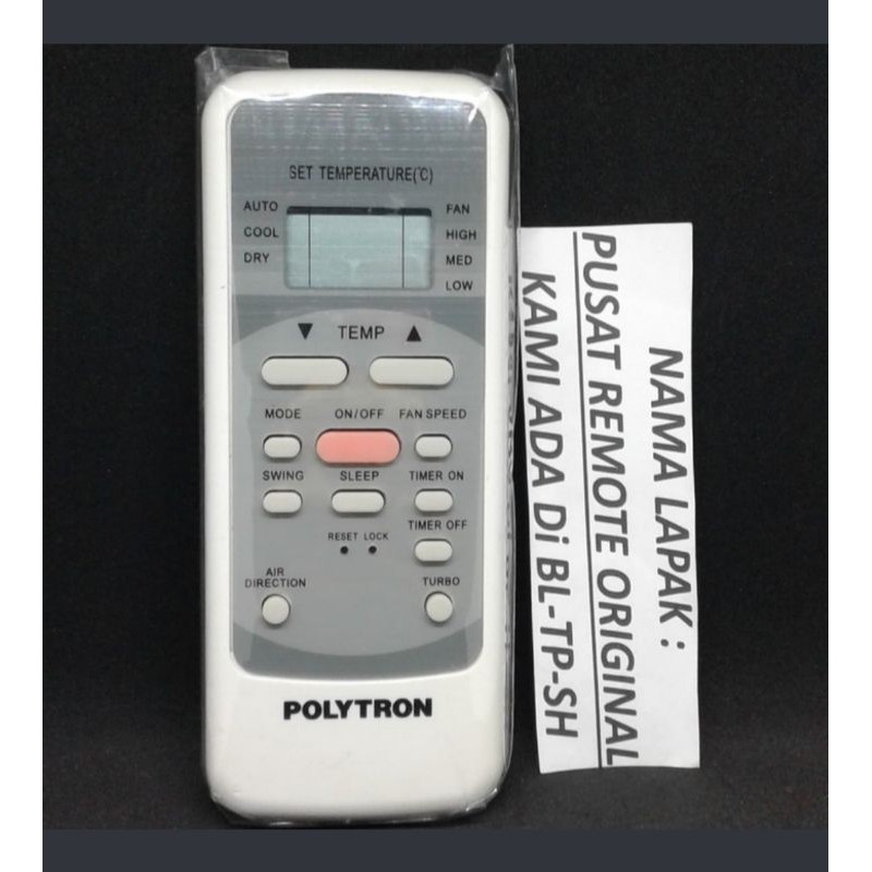 REMOTE REMOT AC POLYTRON ICPS 14 ORIGINAL ASLI