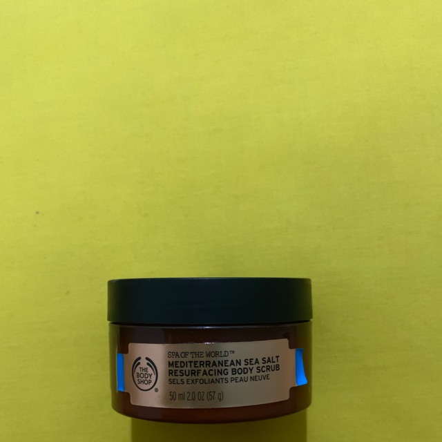 the body shop body scrub mediterranean sea salt