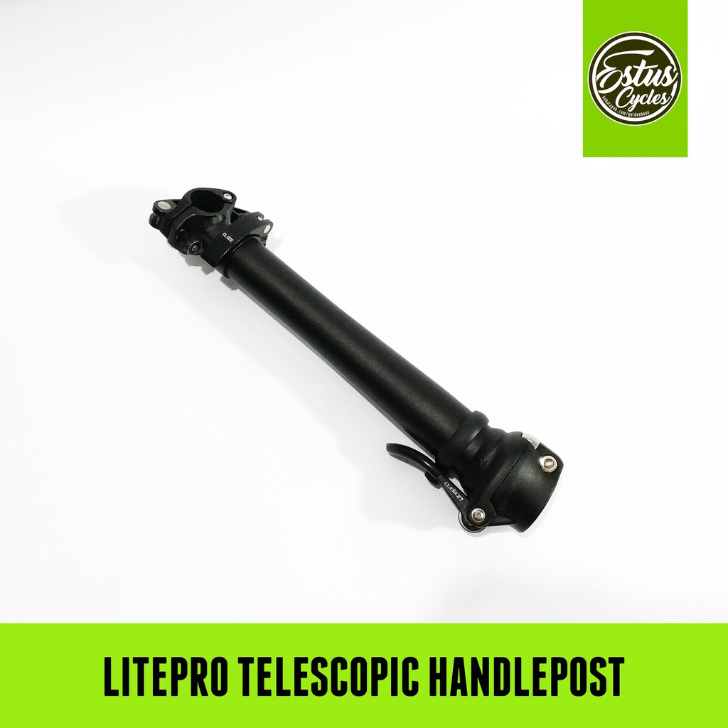 Handlepost Sepeda Lipat Litepro Telescopic Folding Bike Teleskopik Estus Cycles