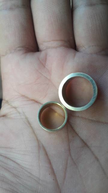 Ring kuningan untuk custom pipa kayu