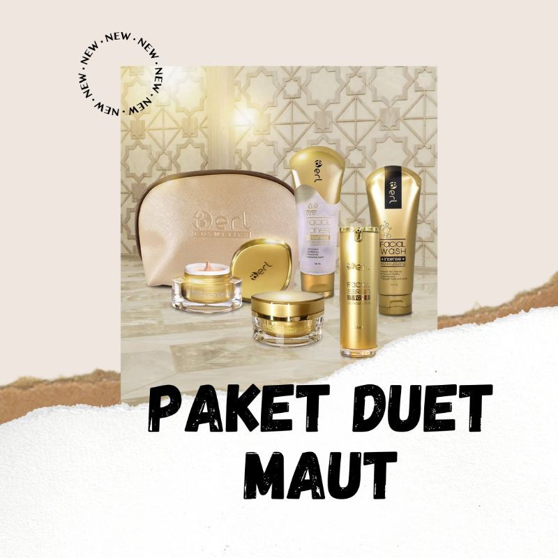 B Erl Cosmetics Paket Premium Beauty / B Erl Intense Lightening Series Pouch + B Erl Facial Serum