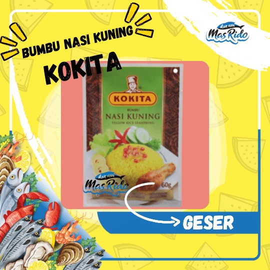 

Bumbu Nasi Kuning Kokita Turmeric Yellow Rice Seasoning Praktis Murah