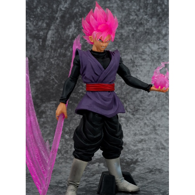 Anime Action Figure Super Saiyan Goku Black Zamasu Rambut Menyala