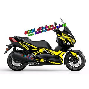 decal xmax full body kuning Bagus